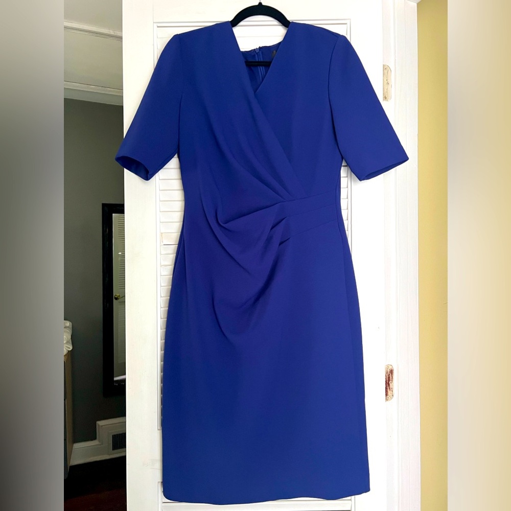 Tahari Cobalt Blue Dress